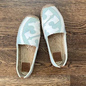 Tory Burch – Lonnie Espadrille Flat Skylark Citrus